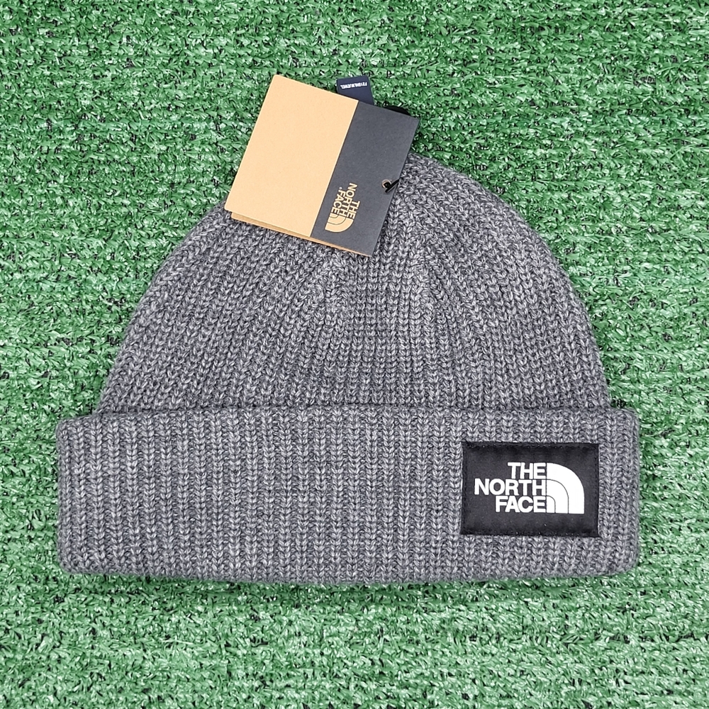 The North Face Salty Dog Beanie Hat Heather Grey One Size Fits Most